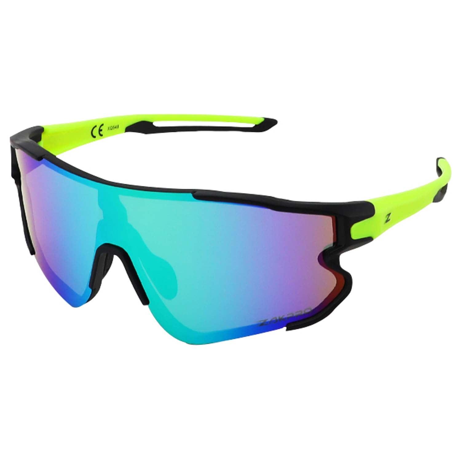 Zakpro Professional Outdoor Sport Sunglasses (Fluorescent Green) - BUMSONTHESADDLE