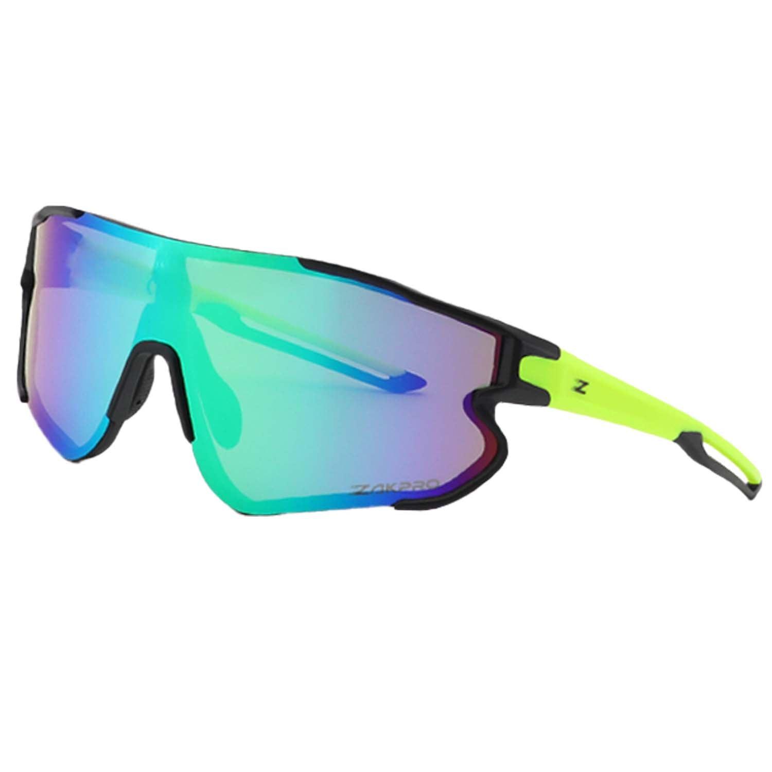 Zakpro Professional Outdoor Sport Sunglasses (Fluorescent Green) - BUMSONTHESADDLE