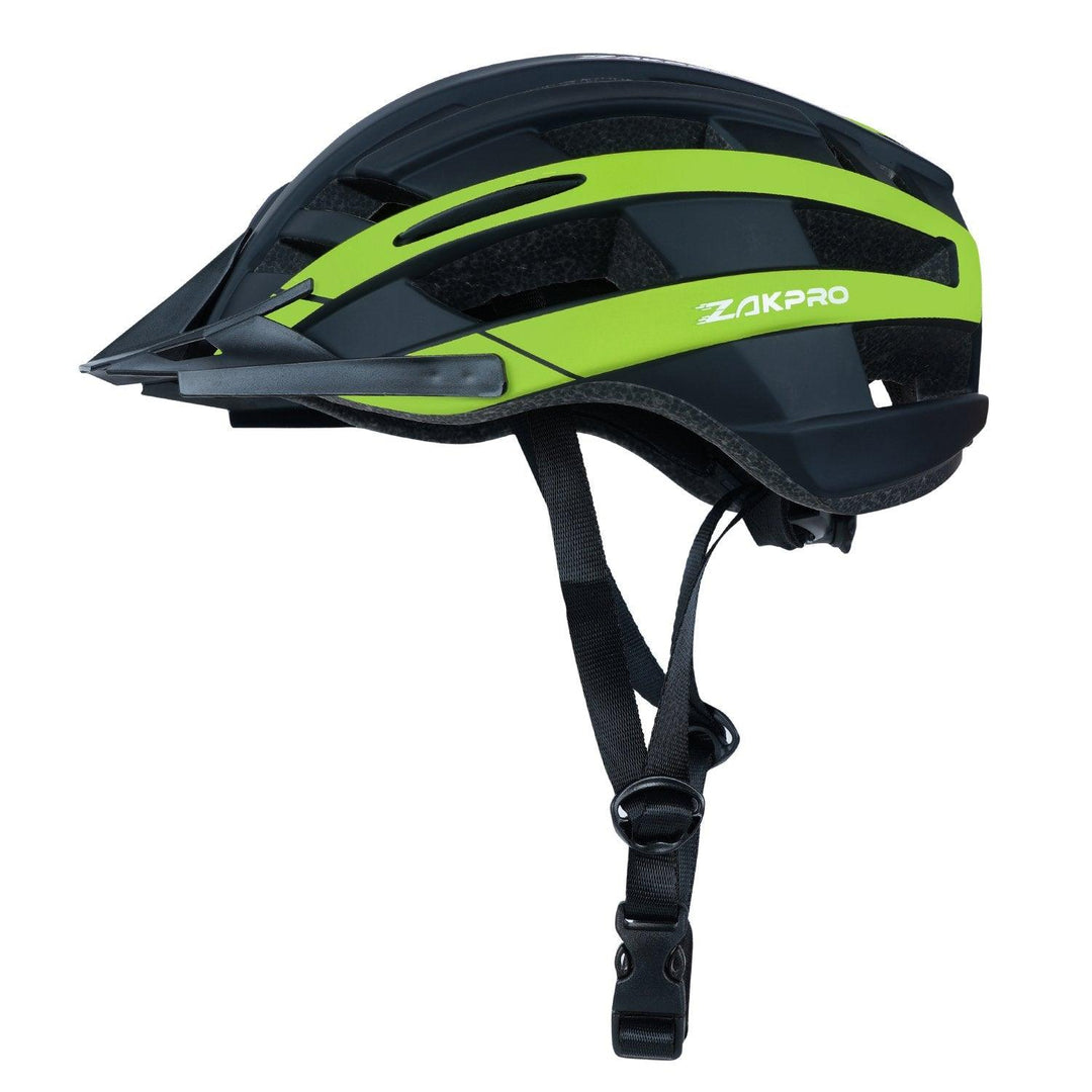 Zakpro Uphill MTB Cycling Helmet (Black) - BUMSONTHESADDLE