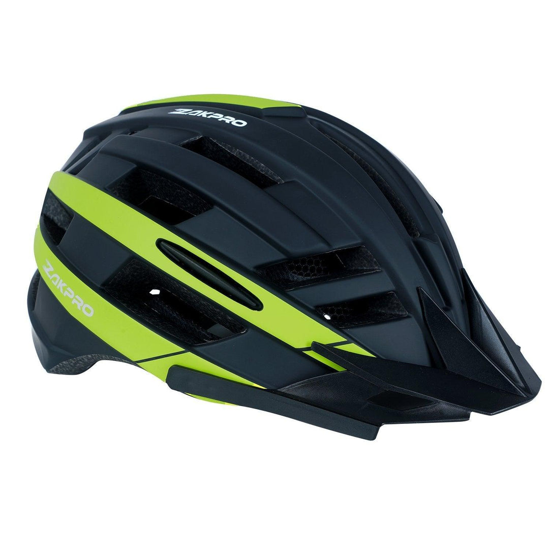 Zakpro Uphill MTB Cycling Helmet (Black) - BUMSONTHESADDLE