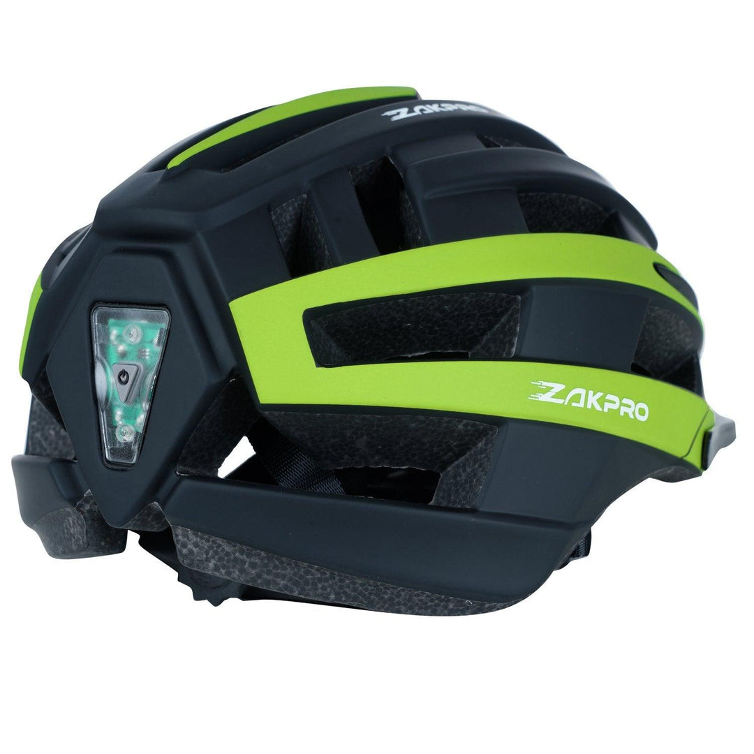 Zakpro Uphill MTB Cycling Helmet (Black) - BUMSONTHESADDLE