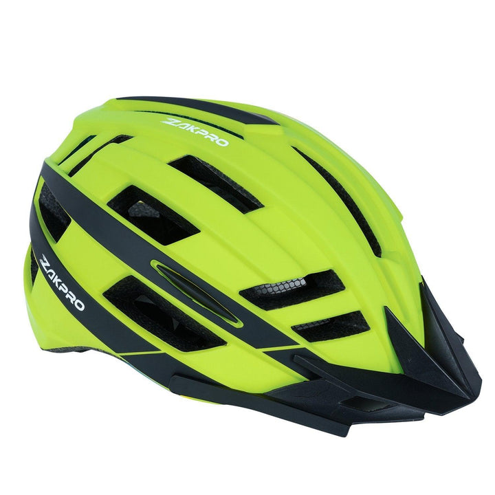 Zakpro Uphill MTB Cycling Helmet (Fluorescent Green) - BUMSONTHESADDLE