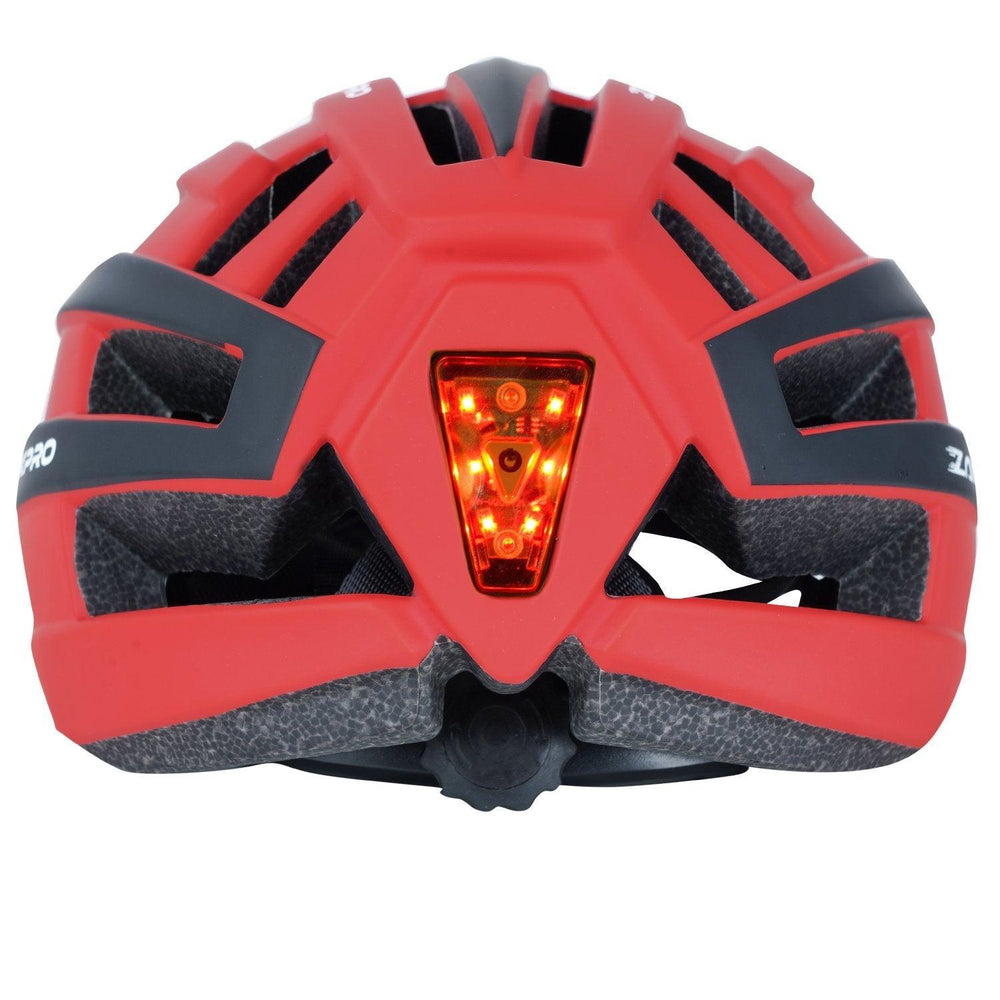 Zakpro Uphill MTB Cycling Helmet (Red) - BUMSONTHESADDLE