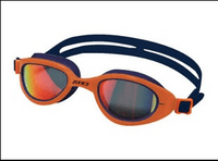 Zone 3 Attack Sport Sunglasses (Navy/Neon Orange) - BUMSONTHESADDLE