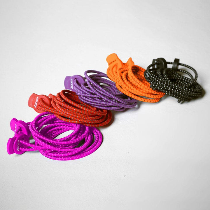 Zone 3 Elastic Shoe Laces (Black) - BUMSONTHESADDLE